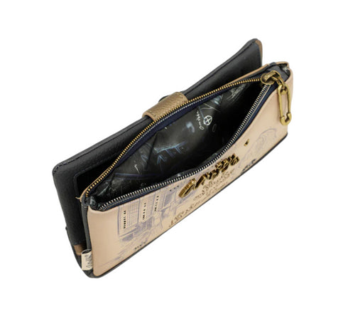 Portofel casual, dama, ANEKKE 41849-906, bej, piele ecologica